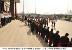 第114批淮北康复患者感恩盛宏行到达——谢恩者达到25省114批，总人数18000多名