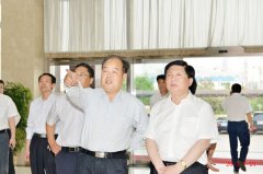 山东省民政厅厅长孙建功莅临盛宏公司考察指导